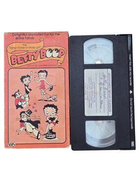 Betty Boop VHS 9 Of Her Greatest Cartoons Goodtimes Home Video 1985